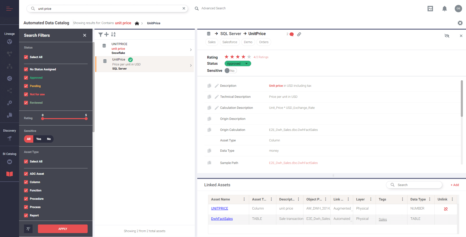 Octopai Automated Data Catalog